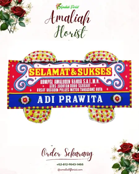 Papan Bunga Ucapan Selamat Tunggalroso