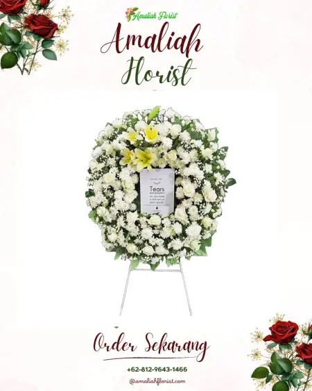 Krans Bunga Duka Tunggalroso